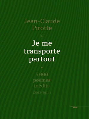 cover image of Je me transporte partout